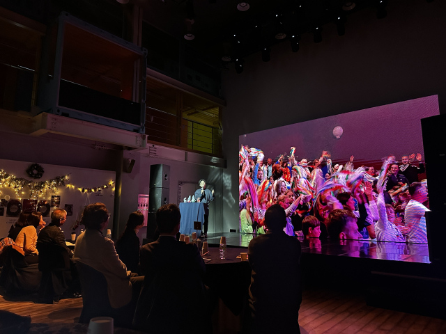 부산국제공연예술마켓(BPAM) 참여 예술단체 사례 발표에 나선 양승민 아이컨택·틀에디션 대표. 김은영 기자 key66@