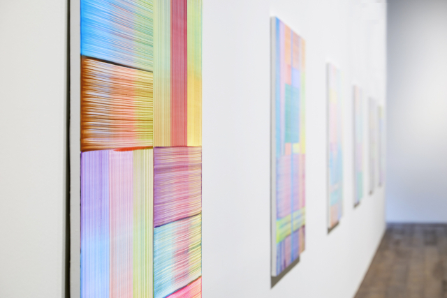 프랑스 작가 베르나르 프리츠가 내년 1월 4일까지 부산 해운대구 조현화랑 달맞이에서 개인전 ‘더 리턴’(The Return, 귀환)을 연다. 사진은 전시장 전경. 조현화랑 제공