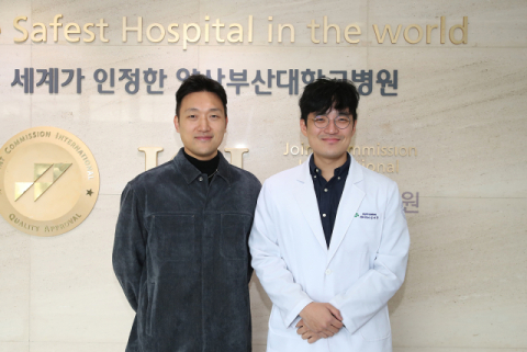 (왼쪽부터)부산대 김윤학 교수, 양산부산대병원 김기훈 전임의.