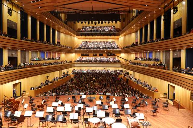 버르토크 벨라 국립 콘서트홀 내부. 이상훈 제공