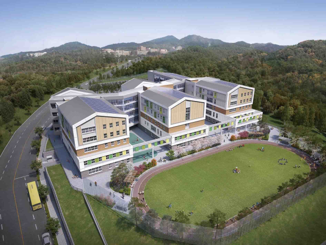 부산솔빛학교 신축 건물 조감도. 부산시교육청 제공
