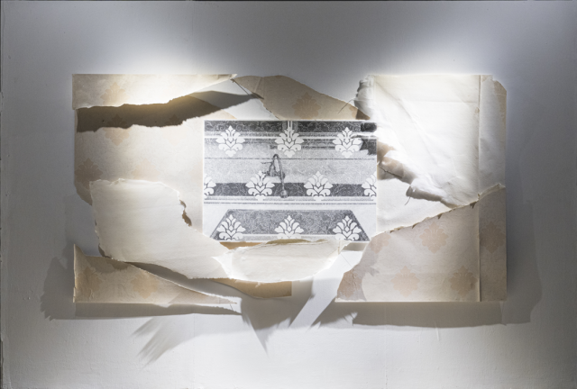 오는 28일부터 2월 9일까지 부산 부산진구 MG초읍동새마을금고 ‘우리동네 MG갤러리’에서 선보일 김수정 작가 작품(닦이지 않는 Fading Yet Stubborn, 2025). 김민서 제공