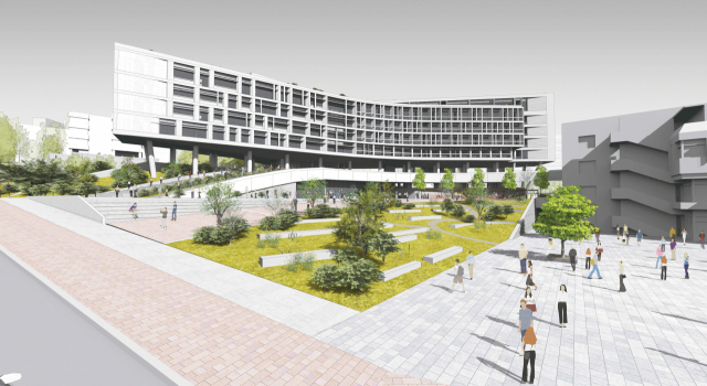 2028년 12월 준공을 목표로 신축하는 부산대학교 사회관 조감도. 부산대 제공