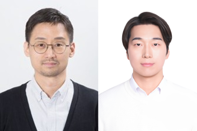 UNIST 양창덕 교수(왼쪽)와 박지원 연구원. UNIST 제공