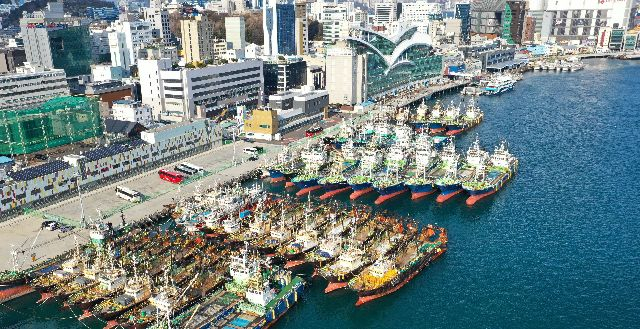 부산 중구 자갈치시장 일대 모습. 부산일보DB