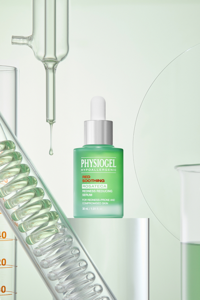 피지오겔 레드수딩 로자테카 레드니스 리듀싱 세럼. LG생활건강 제공