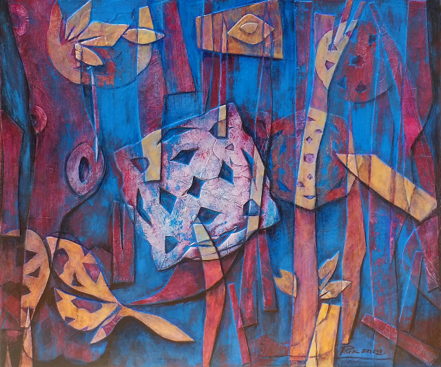 박대련 작가의 '념'(念). 부산미술협회 제공