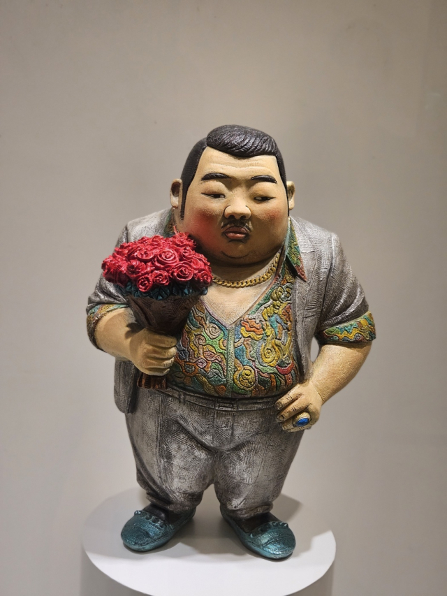 김원근 작가의 '순정남' 조각. 갤러리마레 제공