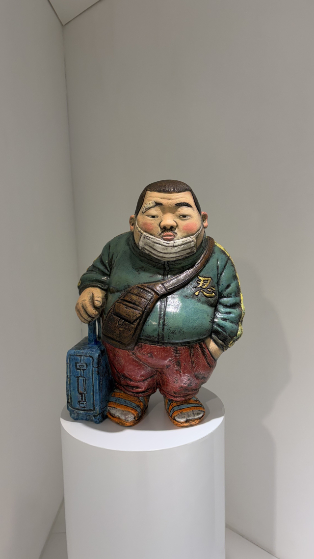 김원근 작가의 '순정남' 조각. 김은영 기자 key66@