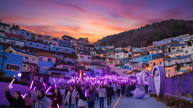 오는 6월 방탄소년단(BTS) 부산 콘서트를 앞두고 서구의회 임시회 본회의에서 ‘아미(ARMY)가 아미에 오다’ 캠페인을 추진하자는 의견이 제기됐다. 사진은 해당 캠페인 예시 사진. 서구의회 제공