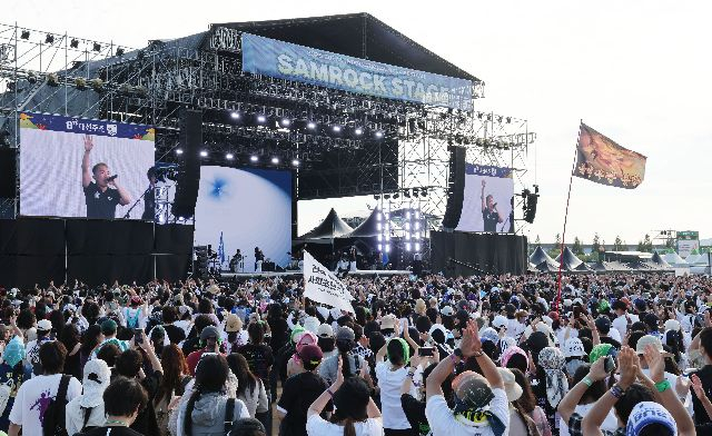 부산국제록페스티벌이 문화체육관광부 예비 글로벌축제로 최종 선정돼 연간 2억 5000만 원의 국비를 지원받는다. 지난해 9월에 부산 사상구 삼락생태공원에서 열린 ‘2025 부산국제록페스티벌’ 현장 모습. 정종회 기자 jjh@