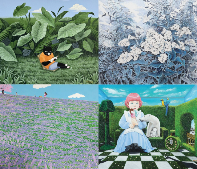 참여 작가 대표 작품 이미지. 김해문화의전당 제공