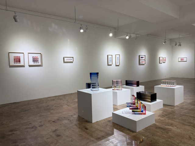 윤새롬의 개인전 '어느 날의 조각들 05: 일기' 전시 전경. 리나갤러리 부산 제공