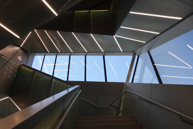 두 건물을 잇는 연결통로. 이상훈 제공