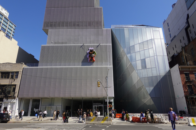 보워리 거리에서 바라본 뮤 뮤지엄. 이상훈 제공