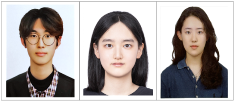 (왼쪽부터) 동명대 광고홍보학과 정지원 학생, 변나현 학생, 이윤서 학생.