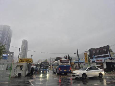 대책 없이 아파트 상가로 옮기는 해운대 시외버스 정류소