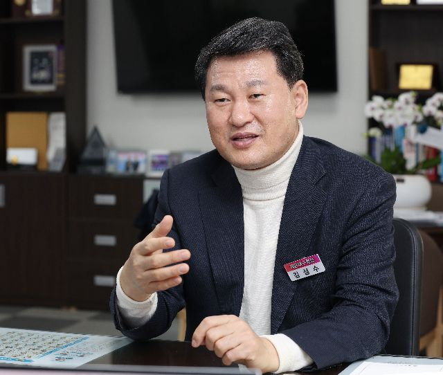 김성수 해운대구청장. 부산일보DB