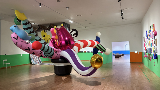 이정윤 작가 설치 작품. 김은영 기자 key66@