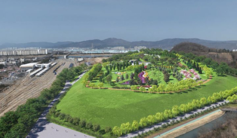 폐기물 매립지였던 울산 여천매립장에 27홀 파크골프장 조성