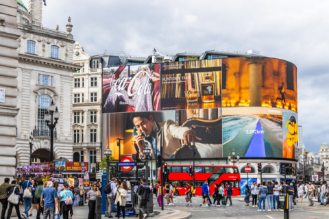 런던시는 피카딜리 옥외광고를 도시 재생 정책의 일환으로 본다. 현대퓨처넷 제공