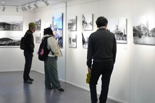 부산항 개항 150년, 부산 원도심의 추억 전시 장면. 부산시설공단 제공