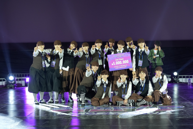 '주니어 퍼포먼스 월드 챔피언십'에서 2위를 차지한 제스티크루(ZESTY CREW·경남 함안). 청년문화진흥협회 제공