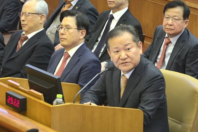 이상민 전 행정안전부 장관. 부산일보DB