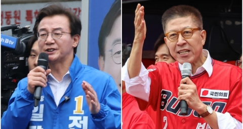 시장으로, 거리로, 역으로… 민심잡기 총력 [6·3 지방선거]