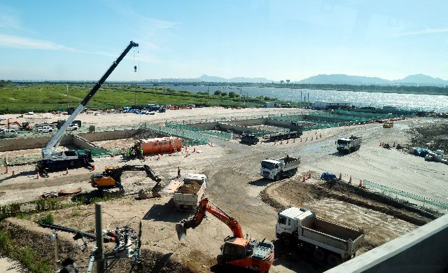 2025년 7월 부산 사상구 부전~마산 복선전철 건설 현장 모습. 부산일보DB