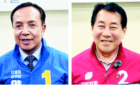 양산시장 여론조사 결과 ‘엎치락뒤치락’
