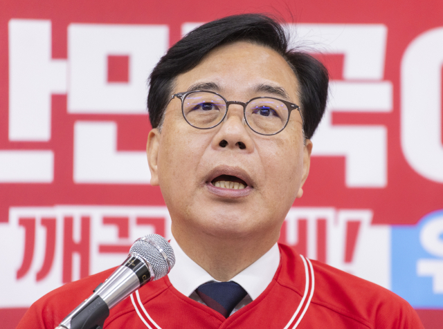 국민의힘 송언석 공동선거대책위원장. 연합뉴스