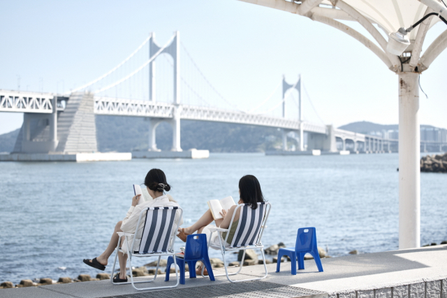 지난해 바다도서관 모습. 부산문화재단 제공