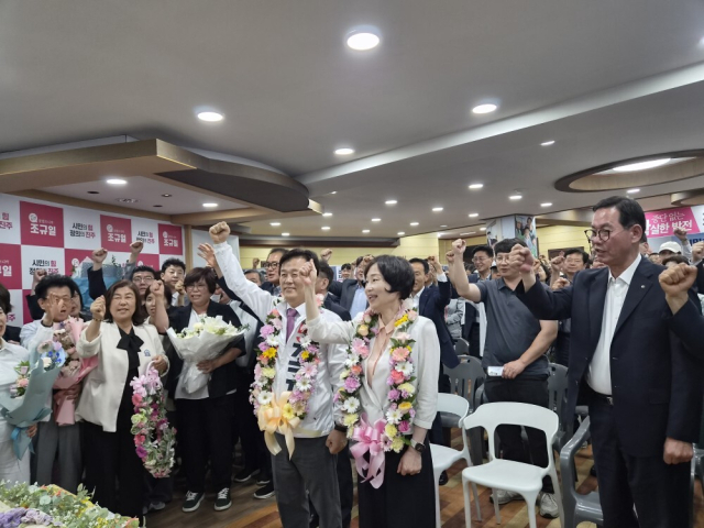 3일 실시된 제9회 전국동시지방선거에서 경남 진주시장에 무소속 조규일 후보가 당선됐다. 조규일 당선인 캠프 제공