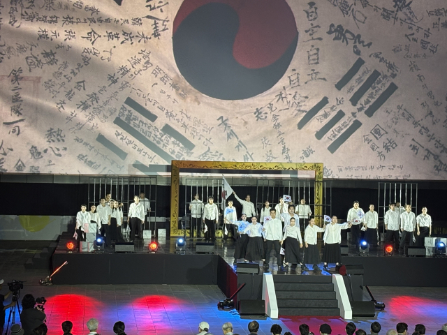 2026년 대한민국연극제 부산 개막공연 ‘제(祭)-어, 제(於, 祭) 그리고 오늘-’ 모습. 김준현 기자 joon@
