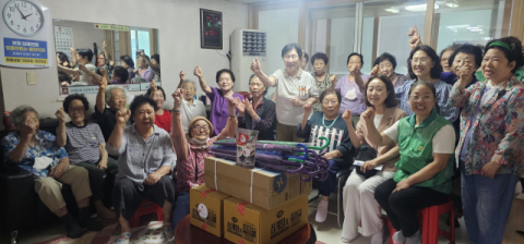 부산진구 범천1동 새마을부녀회, 초복맞이 경로당 방문 삼계탕 등 나눔