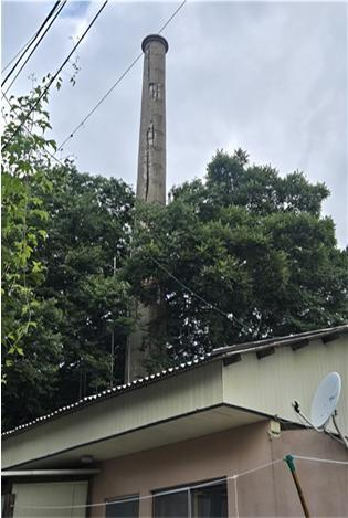 부산 강서구, 죽림동 붕괴 위험 노후 굴뚝 긴급 해체 완료