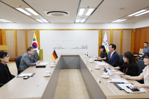 부산시, 주한독일대사 접견… 해양·항만 및 민간 교류 협력 강화 논의