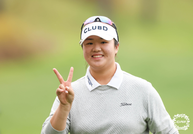 아시안게임에 출전하는 특급 유망주 학산여고 2학년 김규빈. KLPGA 제공