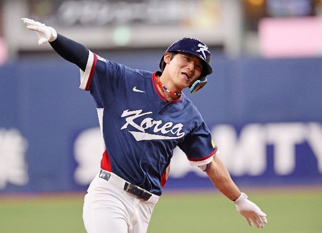 올 시즌 KBO에서 39홈런을 때린 야구 대표팀의 중심 김도영. 연합뉴스