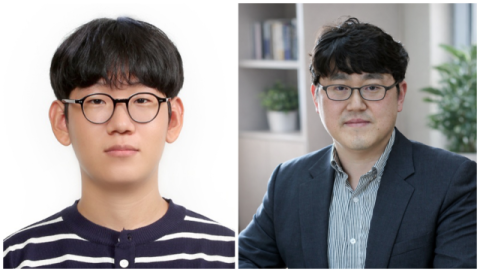 동아대학교 대학원 화학공학과 심종효 석사과정생(왼쪽) 및 양수철 지도교수(오른쪽).