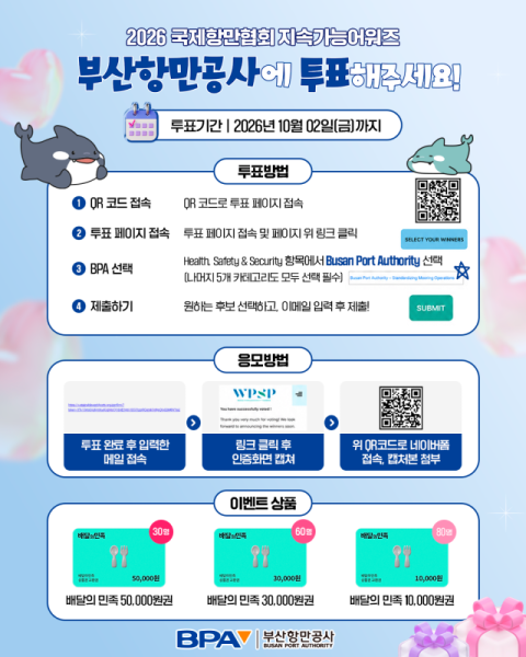 부산항만공사, 부산항 ‘줄잡이 작업 표준화’로 ‘지속가능어워드’ 결선 진출