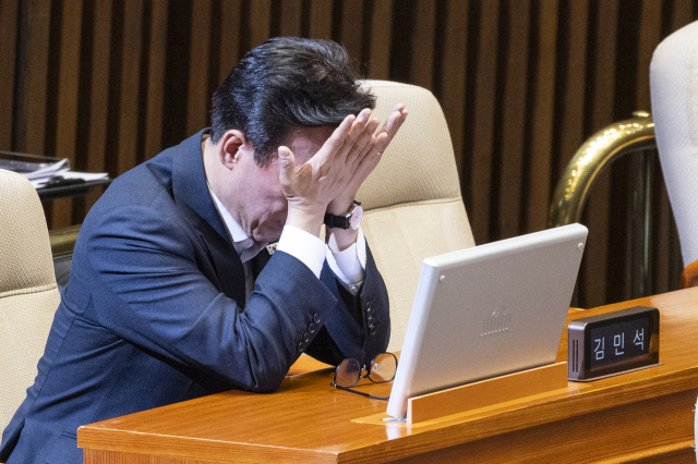 더불어민주당 김민석 대표. 연합뉴스