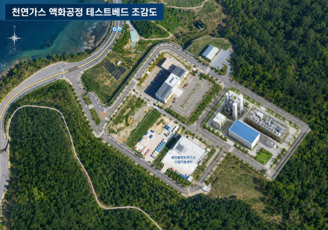 거제시 해양플랜트 소부장 특화단지 천연가스 액화공정 테트트베드 조감도. 해양플랜트 관련 연구·지원 시설이 있는 장목면 선박해양플랜트 연구단지 내 시유지에 들어선다. 거제시 제공