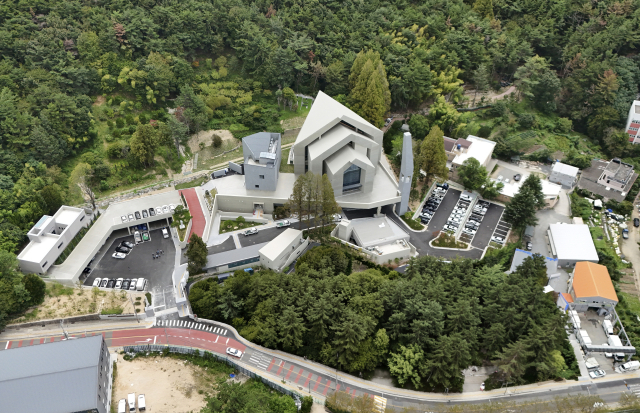 천주교부산교구 오륜대순교자성지성당 전경. 천주교부산교구 제공