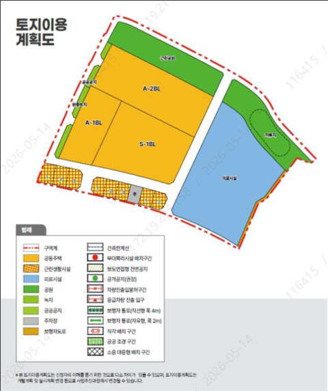 토지이용계획도. 한국토지주택공사 제공